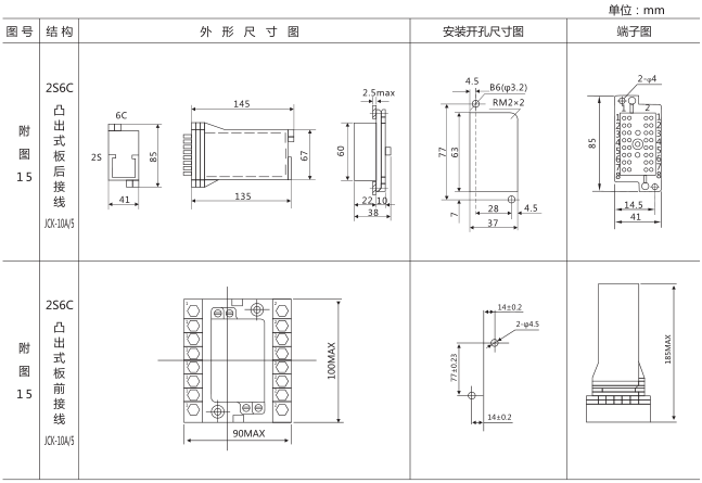 SS-21B型時(shí)間繼電器外形及開孔尺寸圖片 SS-21B型時(shí)間繼電器外形及開孔尺寸圖片