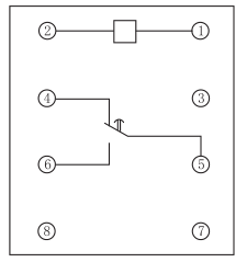 SS-60型時(shí)間繼電器內(nèi)部接線及外引接線圖(背視圖)圖片 SS-60型時(shí)間繼電器內(nèi)部接線及外引接線圖(背視圖)圖片